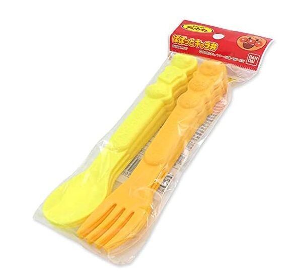 【日本製】麵包超人 匙羹+叉 (一套6支)