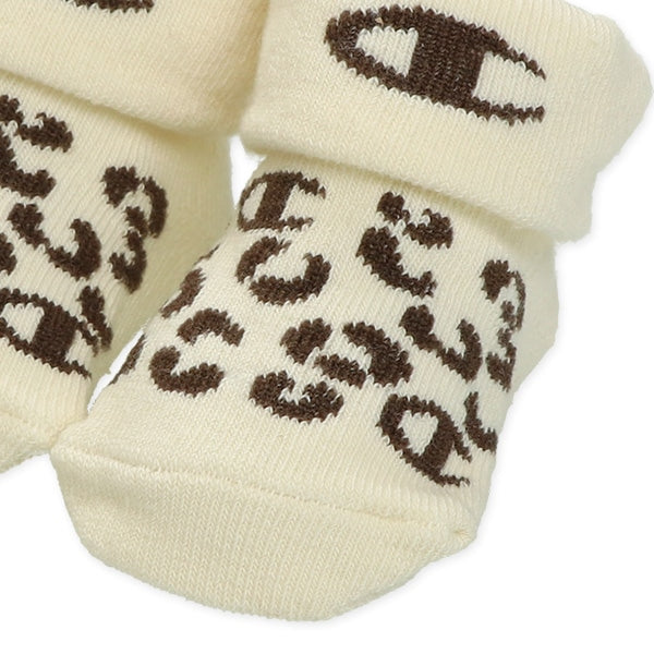 【日本直送】Champion 初生嬰兒襪仔 - 豹紋**