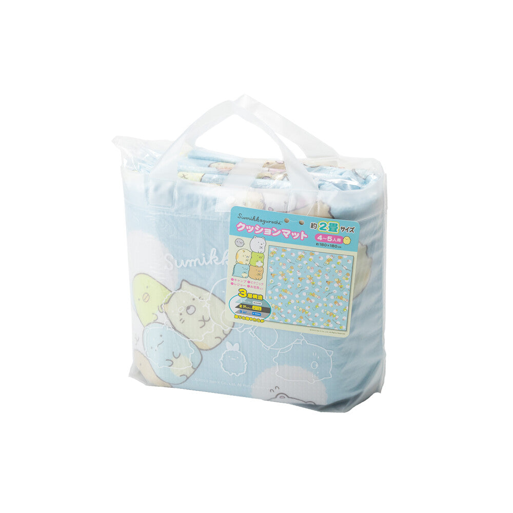 【日本直送】角落生物 波點圖案野餐墊/遊戲地墊連手提袋