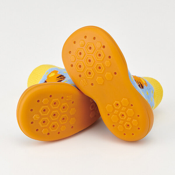 【日本直送】Skater 嬰兒/幼兒防滑學行襪鞋 - 開心小老虎 (禮盒裝)