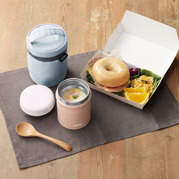 【日本直送】Thermos膳魔師 不鏽鋼加固真空保溫壺/湯壺/燜燒壺- 粉紅色 300ml