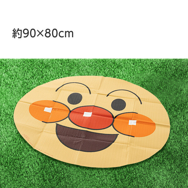 【日本直送】麵包超人 2-3人麵包超人大臉圖案野餐墊/遊戲地墊連手提袋
