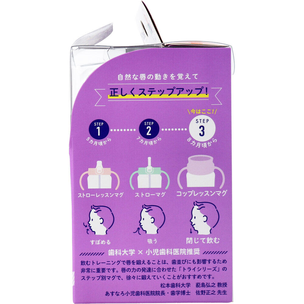 【日本直送】Richell 第三階段360度防漏學習水杯 - 長頸鹿 200ml (可由8個月開始使用)