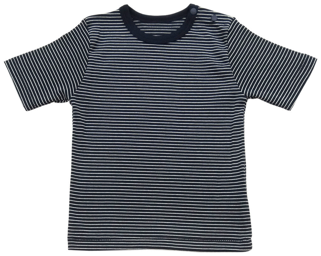 【日本製】間條圓領短袖T Shirt