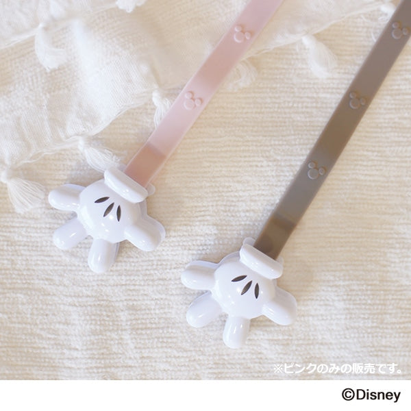 【日本直送】Disney Baby 奶唷/玩具鏈扣夾 - 粉紅色米奇手套