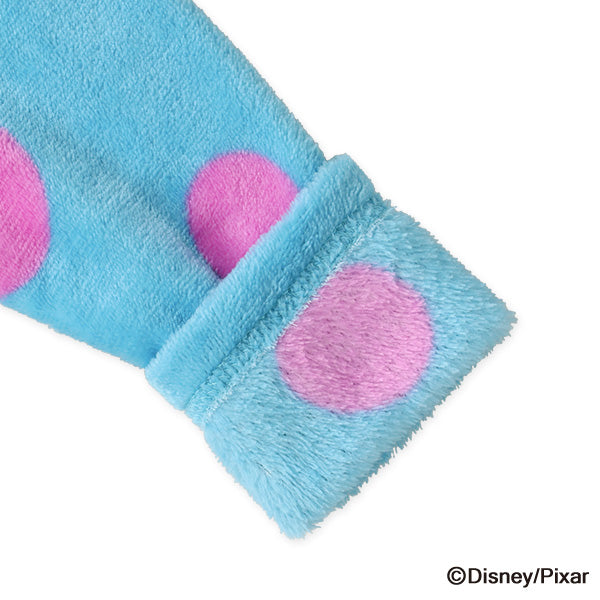 【日本直送】Disney Baby 怪獸公司毛毛 長袖有帽抓絨連身衣**