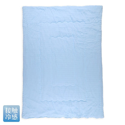 【日本直送】軟綿綿涼感被 - 藍色質感紋