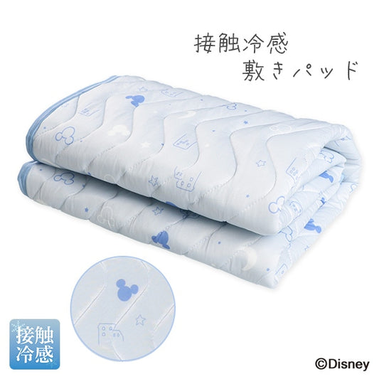 【日本直送】涼感床墊 - Disney 藍色米奇Mickey Mouse