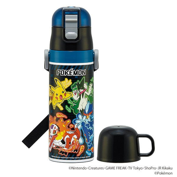 【日本直送】Skater 2 Way 不鏽鋼保溫水壺 430ml/470ml - 寶可夢 Pokémon