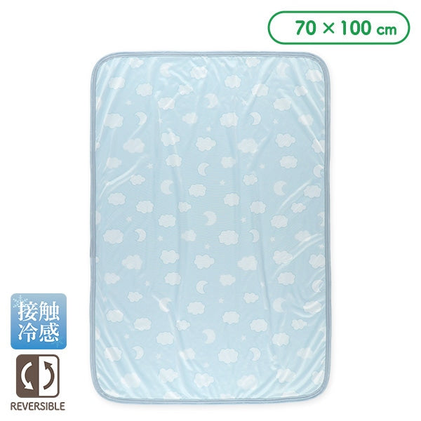 【日本直送】雙面絨毛涼感被 - 月亮/雲朵