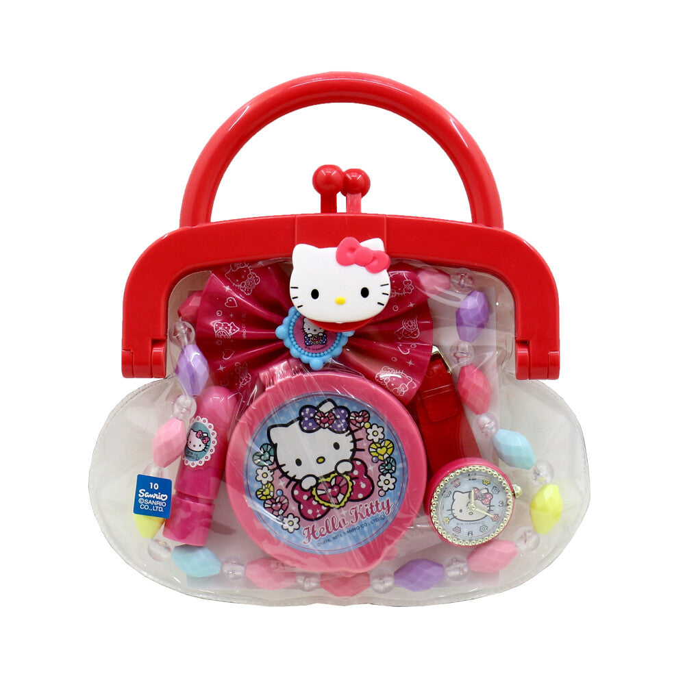 【日本直送】Hello Kitty 時尚化妝扮靚連手袋兒童玩具套裝