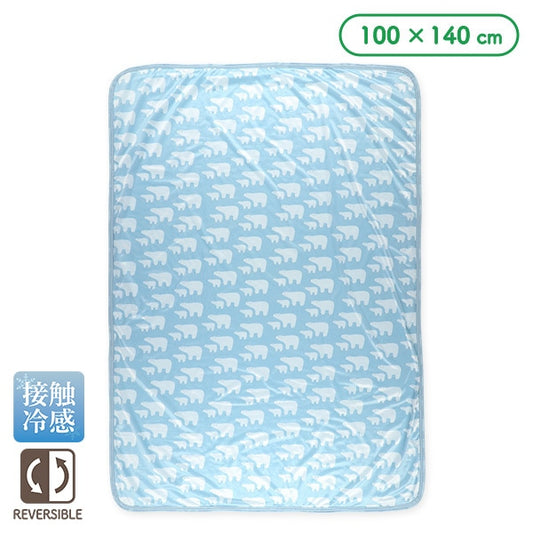 【日本直送】加大雙面絨毛涼感被 - 北極熊