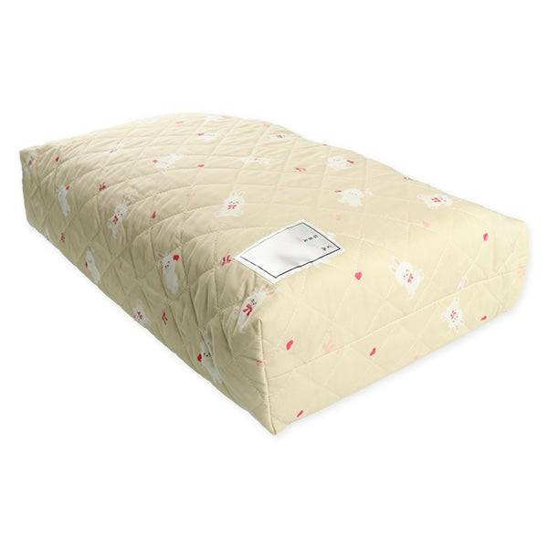 【日本直送】嬰幼兒便攜式幼稚園午睡套裝 - 兔子 (1套7件/側拉鍊型)