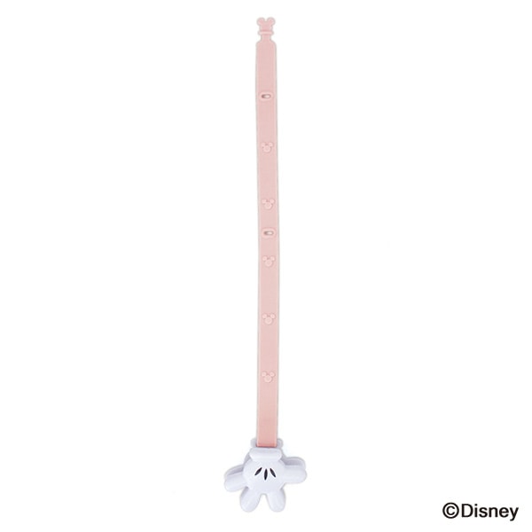 【日本直送】Disney Baby 奶唷/玩具鏈扣夾 - 粉紅色米奇手套