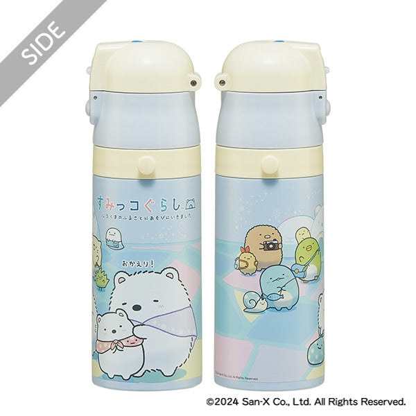 【日本直送】Skater 2 Way 不鏽鋼保溫水壺 350ml/420ml - 角落生物