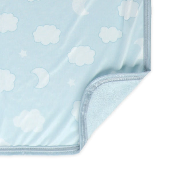 【日本直送】雙面絨毛涼感被 - 月亮/雲朵