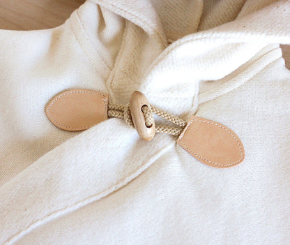 【日本製】Yuga 100%有機棉有帽斗篷