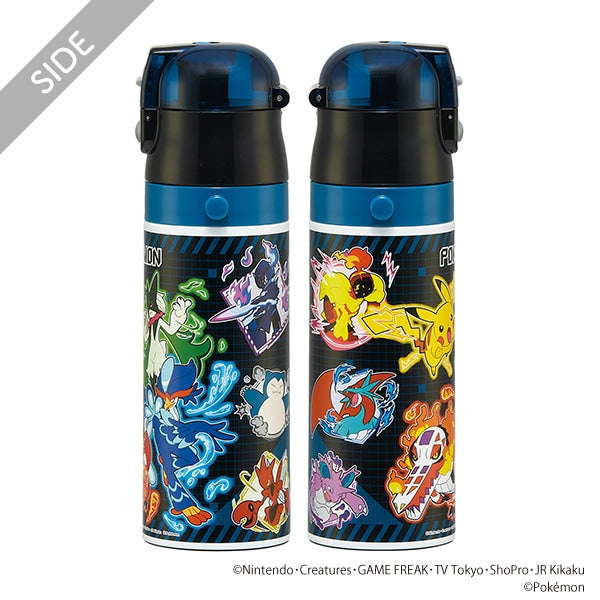 【日本直送】Skater 2 Way 不鏽鋼保溫水壺 430ml/470ml - 寶可夢 Pokémon