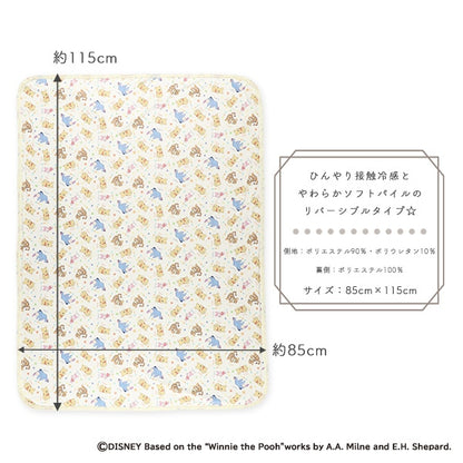 【日本直送】Disney雙面絨毛涼感被 - 小熊維尼 Winnie the Pooh