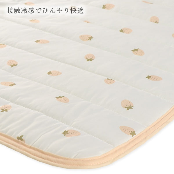 【日本直送】涼感床墊 - 草莓圖案
