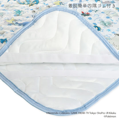 【日本直送】特大涼感床墊 - 藍白Pokémon