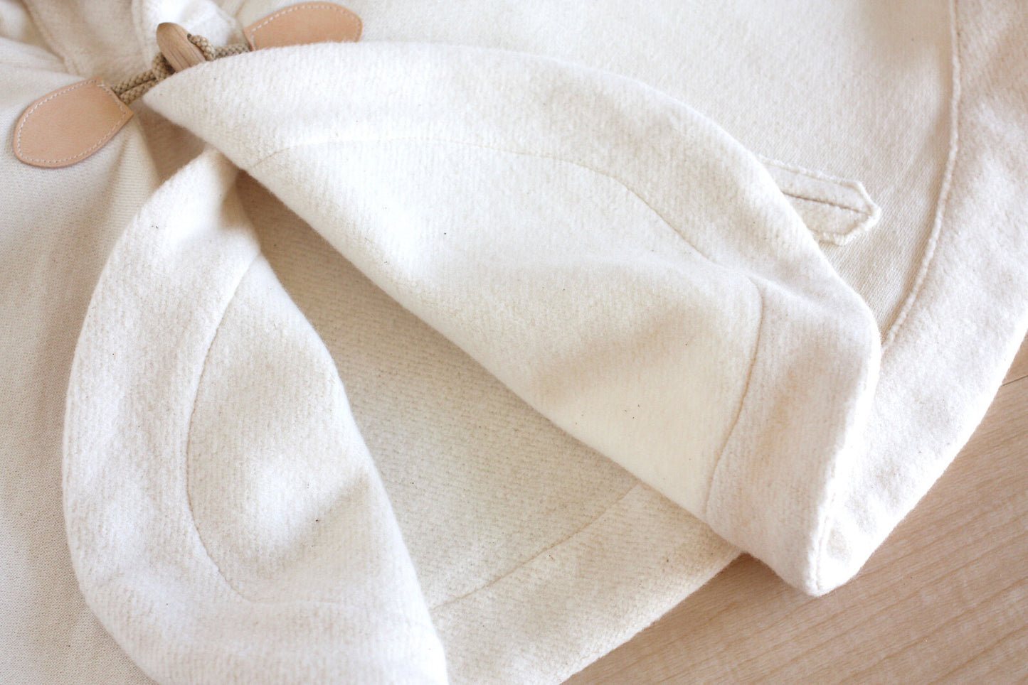 【日本製】Yuga 100%有機棉有帽斗篷