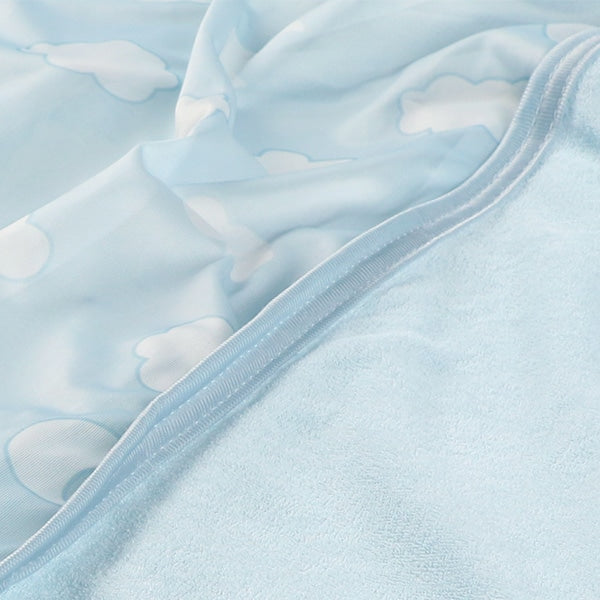 【日本直送】雙面絨毛涼感被 - 月亮/雲朵