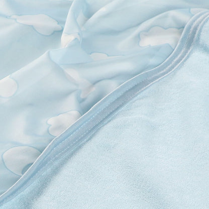 【日本直送】雙面絨毛涼感被 - 月亮/雲朵