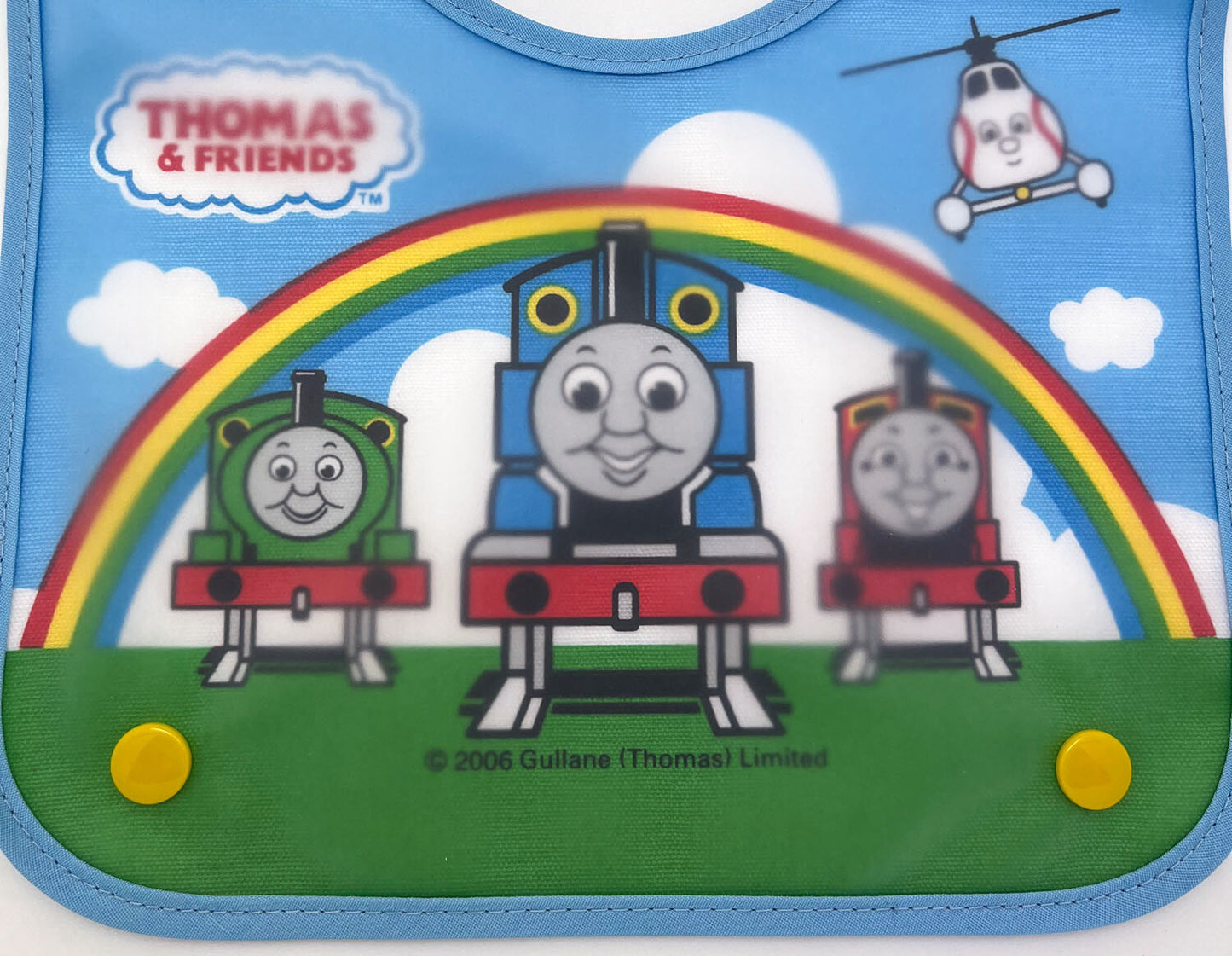 【日本製】Thomas & Friends湯瑪士小火車嬰兒輔食圍兜 (藍色)