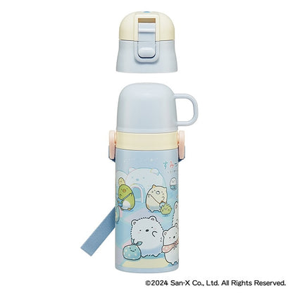 【日本直送】Skater 2 Way 不鏽鋼保溫水壺 350ml/420ml - 角落生物