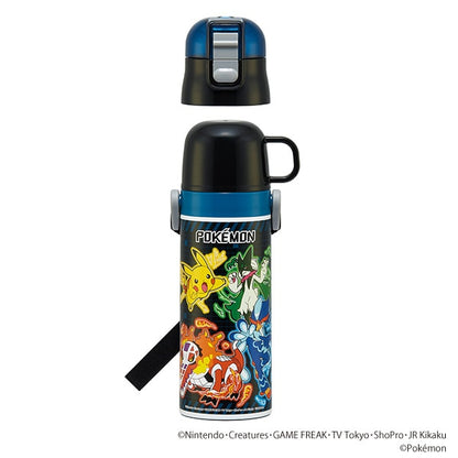 【日本直送】Skater 2 Way 不鏽鋼保溫水壺 430ml/470ml - 寶可夢 Pokémon